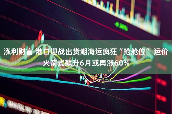 泓利财富 港口迎战出货潮海运疯狂“抢舱位” 运价火箭式飙升6月或再涨60%