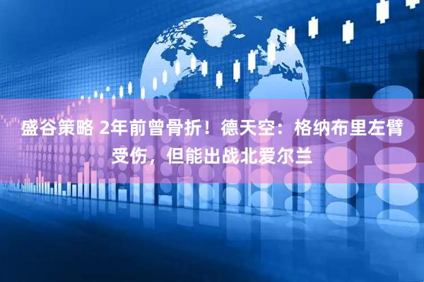 盛谷策略 2年前曾骨折！德天空：格纳布里左臂受伤，但能出战北爱尔兰