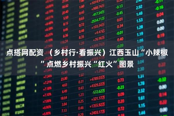 点搭网配资 （乡村行·看振兴）江西玉山“小辣椒”点燃乡村振兴“红火”图景