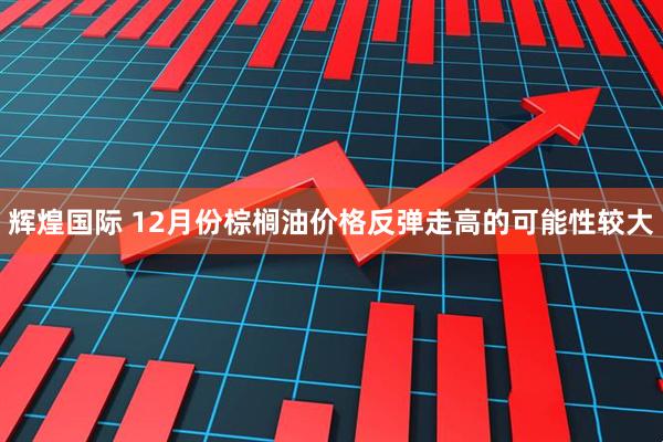 辉煌国际 12月份棕榈油价格反弹走高的可能性较大